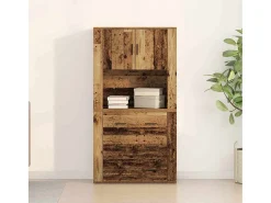 Aparador antiguo de madera 80x33x150 cm