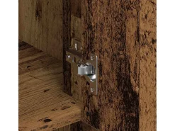 Aparador antiguo de madera 80x33x150 cm