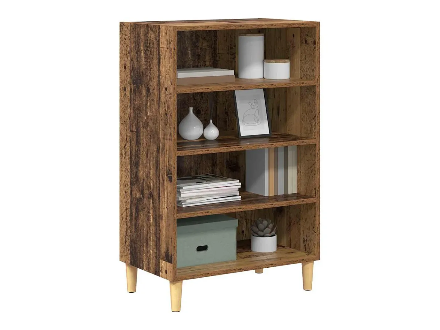Aparador antiguo de madera 57 x 35 x 90 cm Madera de ingeniería