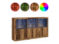 Aparador antiguo de madera 181,5 x 37 x 100 cm Madera de ingeniería