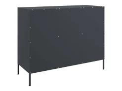 Aparador antracita 100,5x39x79 cm acero