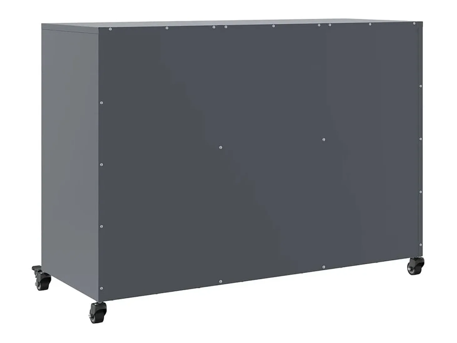 Aparador antracita 100,5x39x72 cm acero
