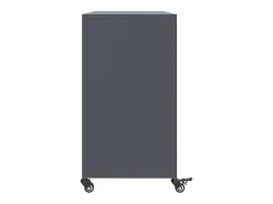 Aparador antracita 100,5x39x72 cm acero