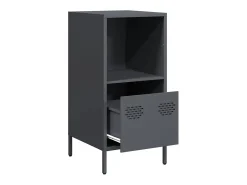 Aparador antracita 35x39x73,5 cm acero laminado en frío