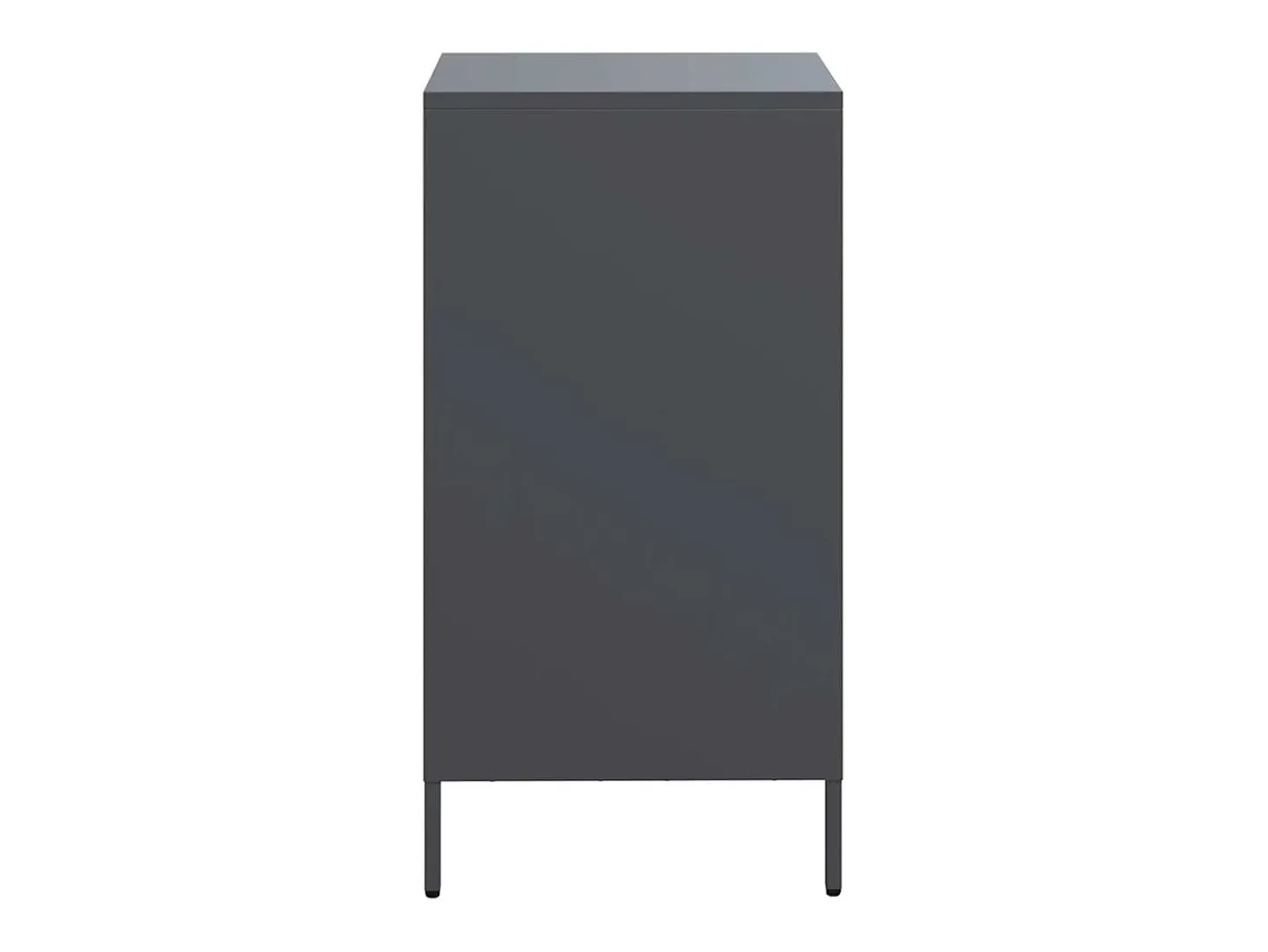 Aparador antracita 35x39x73,5 cm acero laminado en frío