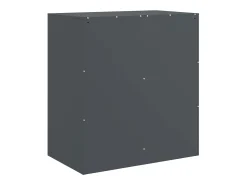 Aparador antracita 67x39x73 cm acero