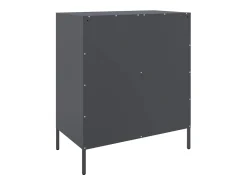 Aparador antracita 68x39x79 cm acero