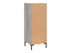 Aparador aparador cómoda armario unidad de almacenamiento organizador cocina salón salón Sonoma 34,5 x 34 x 90 cm madera contrachapada gris 02_0036326