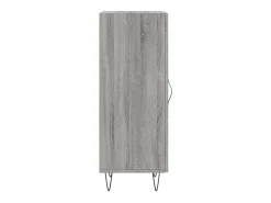 Aparador aparador cómoda armario mueble organizador cocina salón salón Sonoma 34,5 x 34 x 90 cm madera contrachapada gris 02_0036307