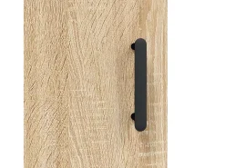 Aparador aparador cómoda armario mueble organizador cocina salón salón alto Sonoma 69,5 x 31 x 115 cm madera contrachapada marrón 02_0034097