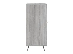Aparador aparador cómoda armario unidad de almacenamiento organizador cocina salón salón Sonoma 90 x 34 x 80 cm madera contrachapada gris 02_0036552