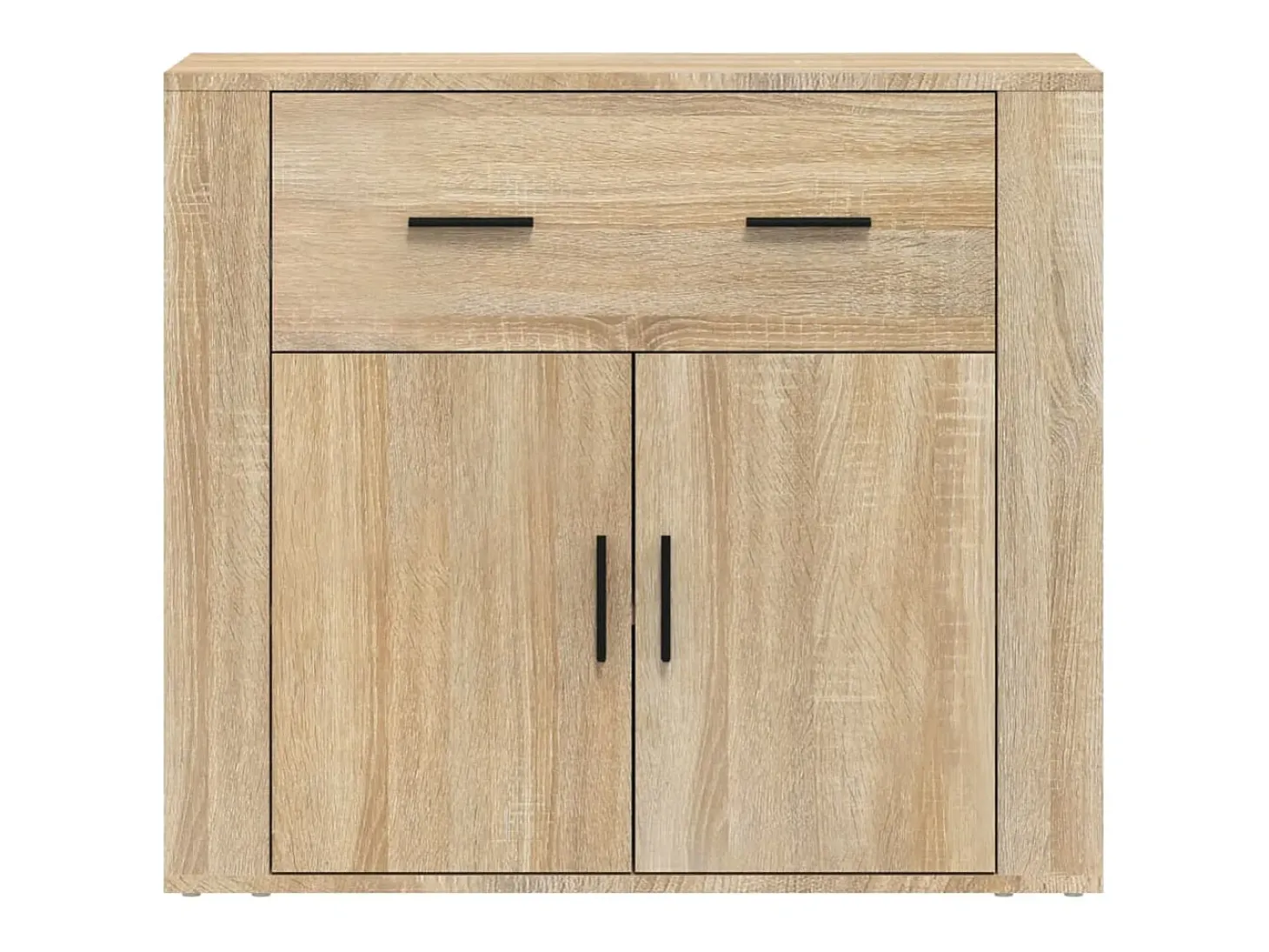 Aparador aparador cómoda mueble almacenaje organizador cocina salón salón Sonoma 80 x 33 x 70 cm madera contrachapada beige 02_0031716