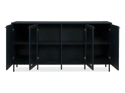 Aparador Bajo Caracas 4 Puertas 180X90X40 Azul Marino