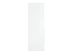Aparador blanco alto brillo 36x35,5x103,5 cm madera de ingeniería