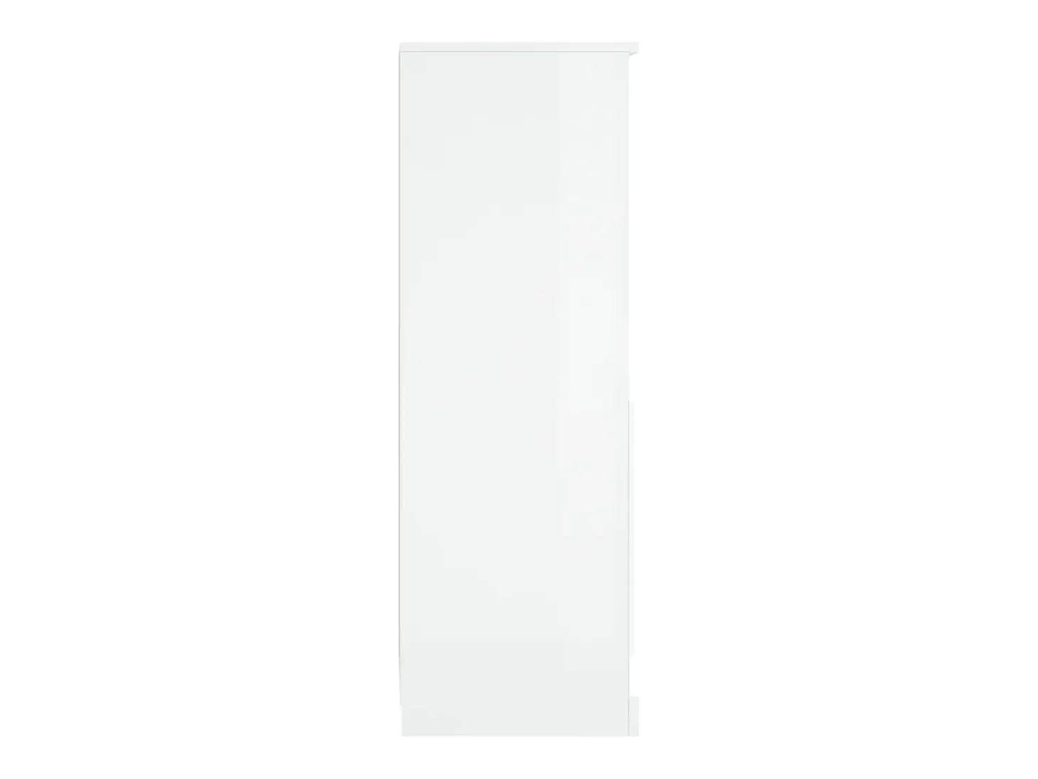 Aparador blanco alto brillo 36x35,5x103,5 cm madera de ingeniería