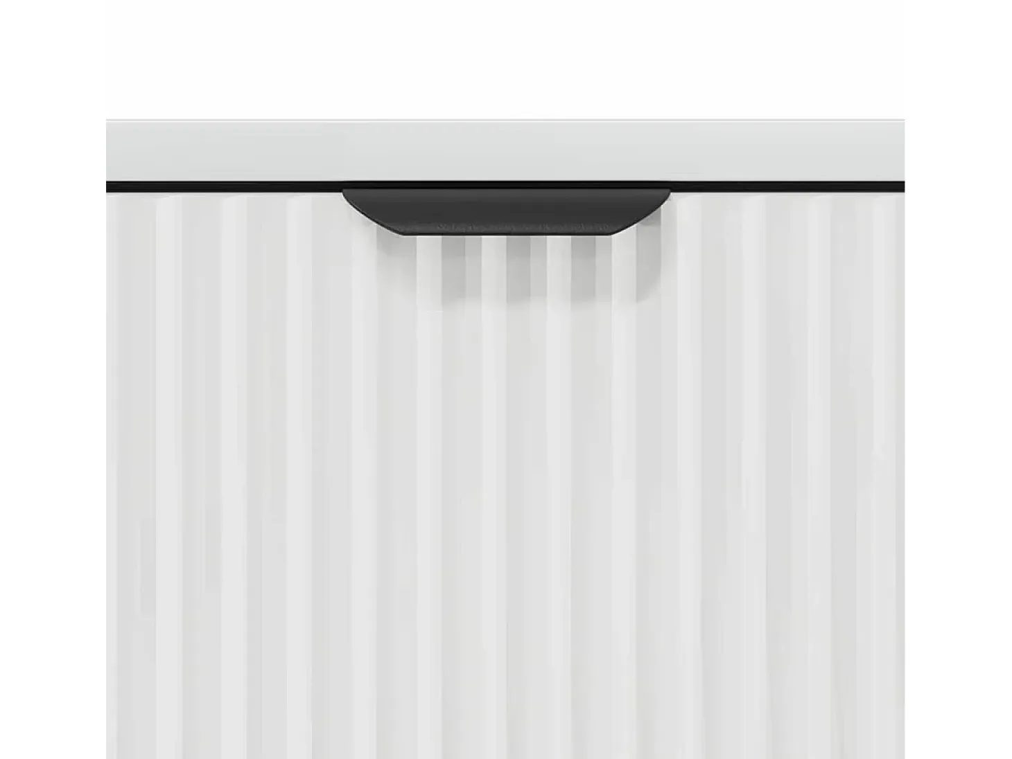 Aparador Blanco Brillante 89,5 x 33 x 82 cm Madera de Ingeniería