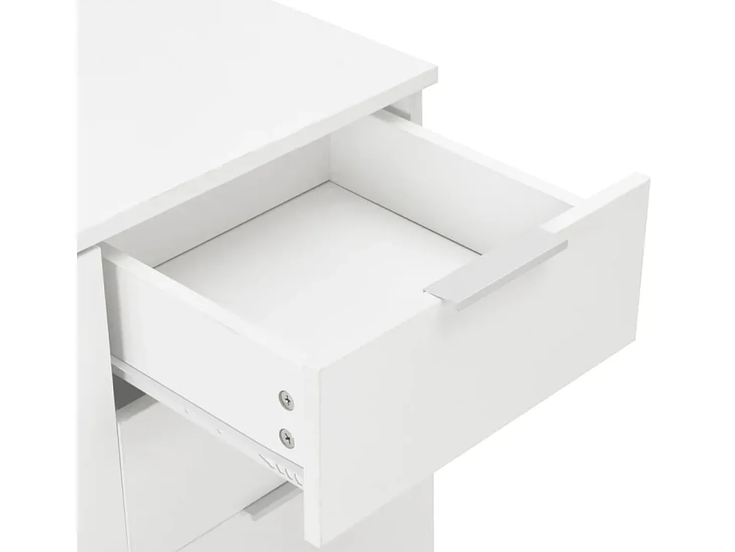 Aparador blanco brillo 107x35x80,5 cm