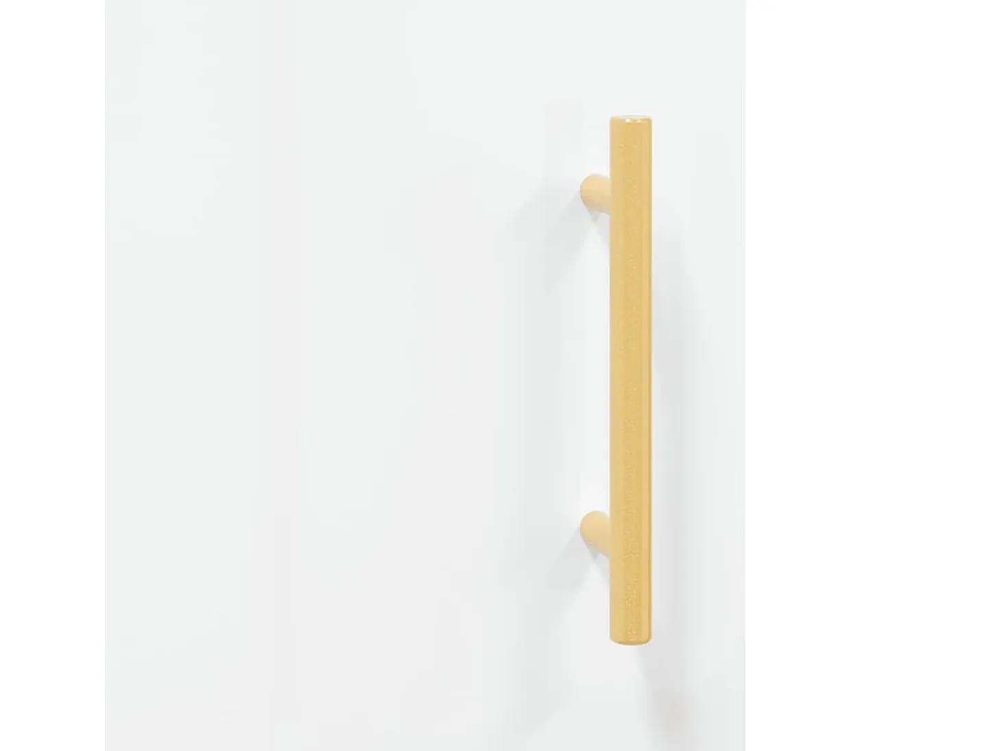 Aparador blanco brillo 100x36x60 cm madera de ingeniería