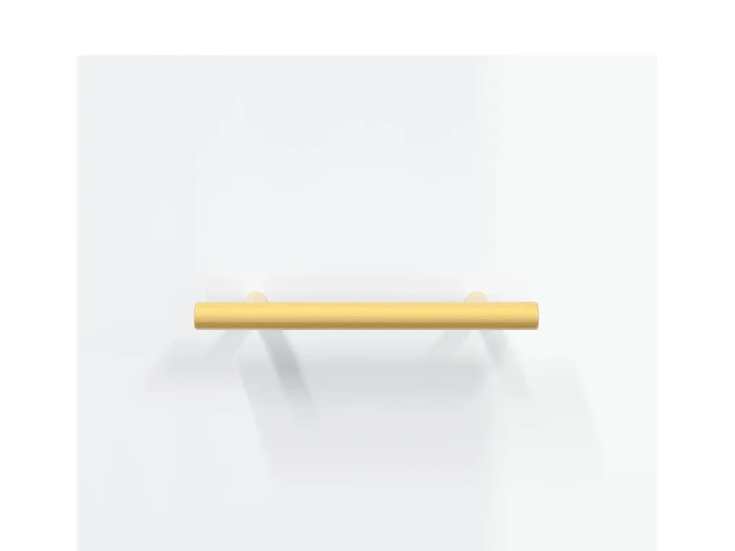 Aparador blanco brillo 100x36x60 cm madera de ingeniería