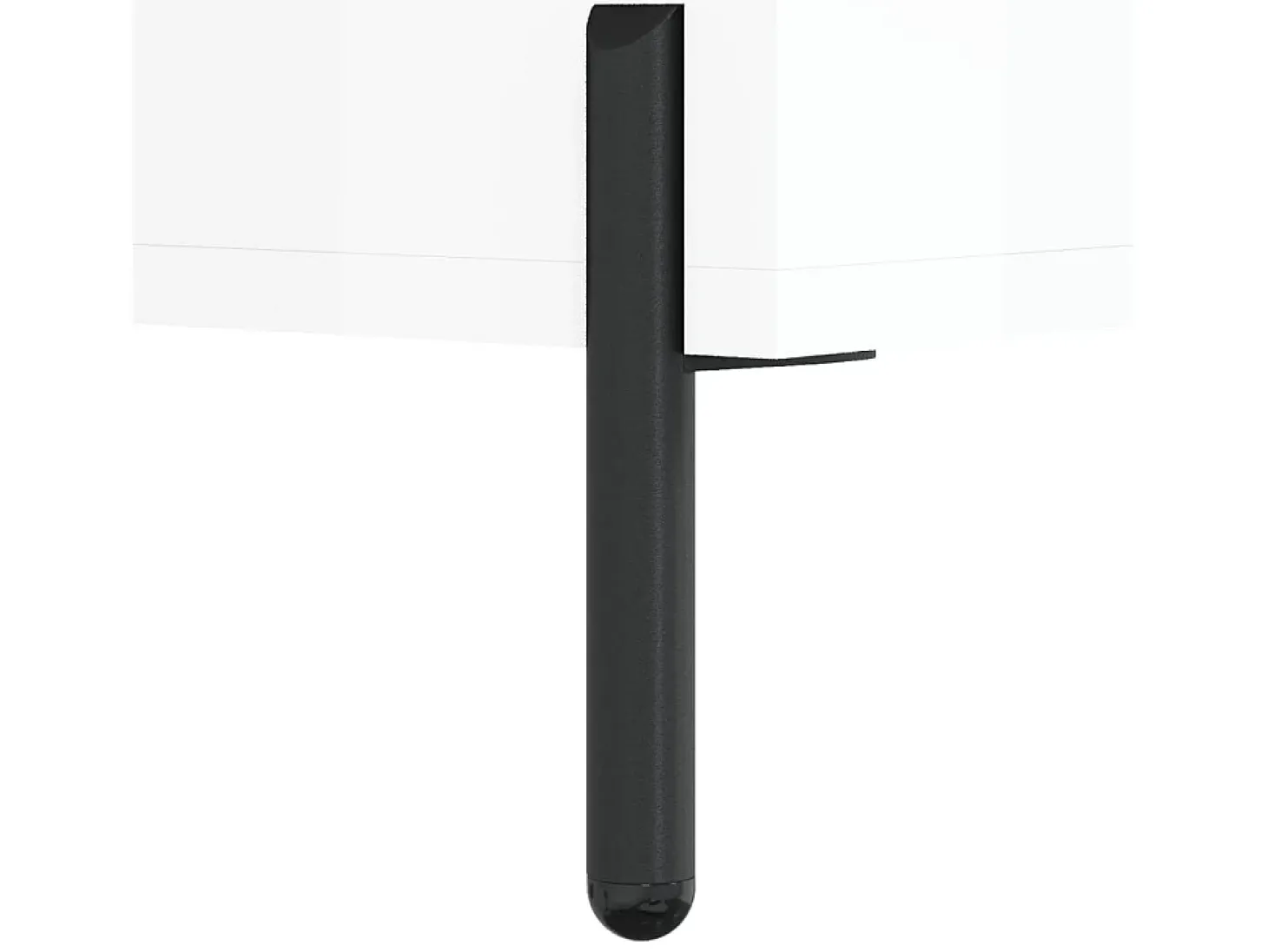 Aparador Blanco brillo 34,5x34x90 cm Madera de ingeniería