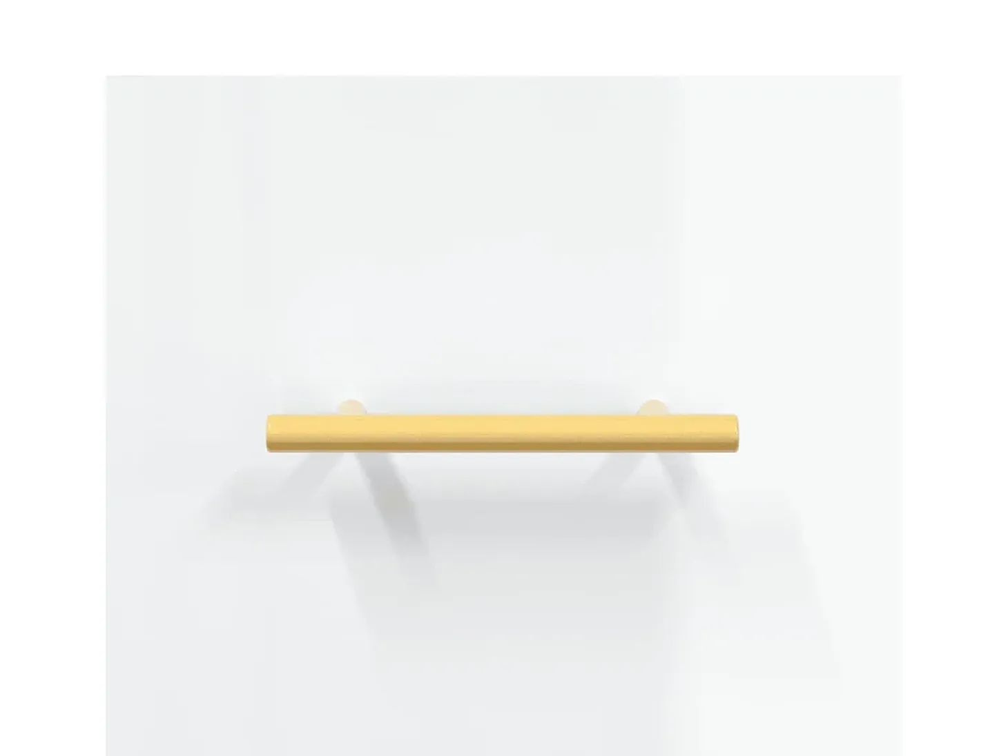 Aparador Blanco brillo 34,5x34x90 cm Madera de ingeniería