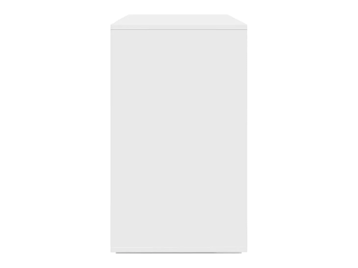 Aparador blanco Madera Blanca 135 x 41 x 75 cm Aparador blanco
