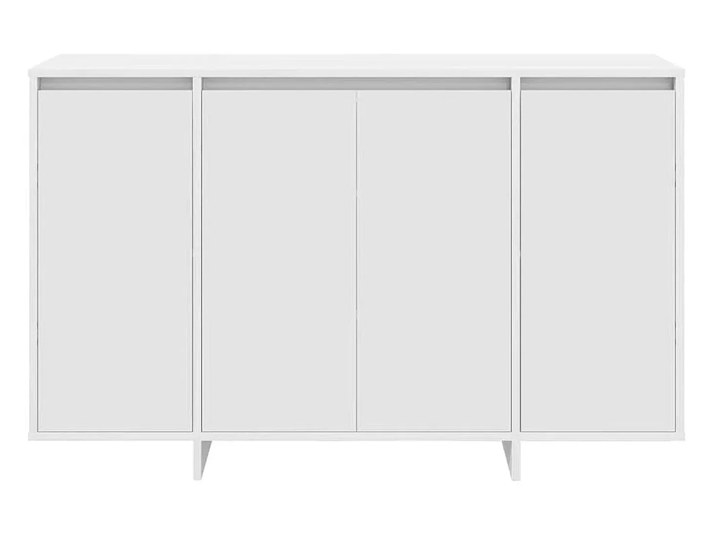 Aparador Blanco Madera de Ingeniería Blanca 120 x 41 x 75 cm