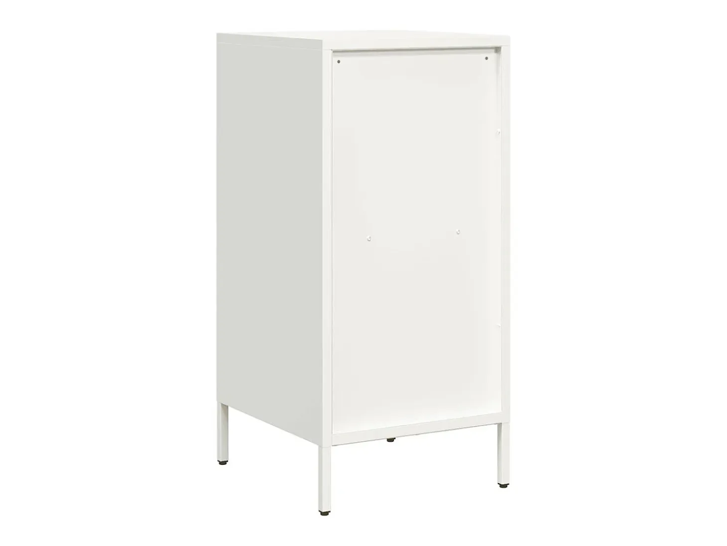 Aparador blanco 35x39x73,5 cm acero laminado en frío