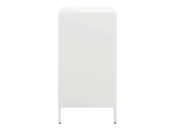Aparador blanco 35x39x73,5 cm acero laminado en frío