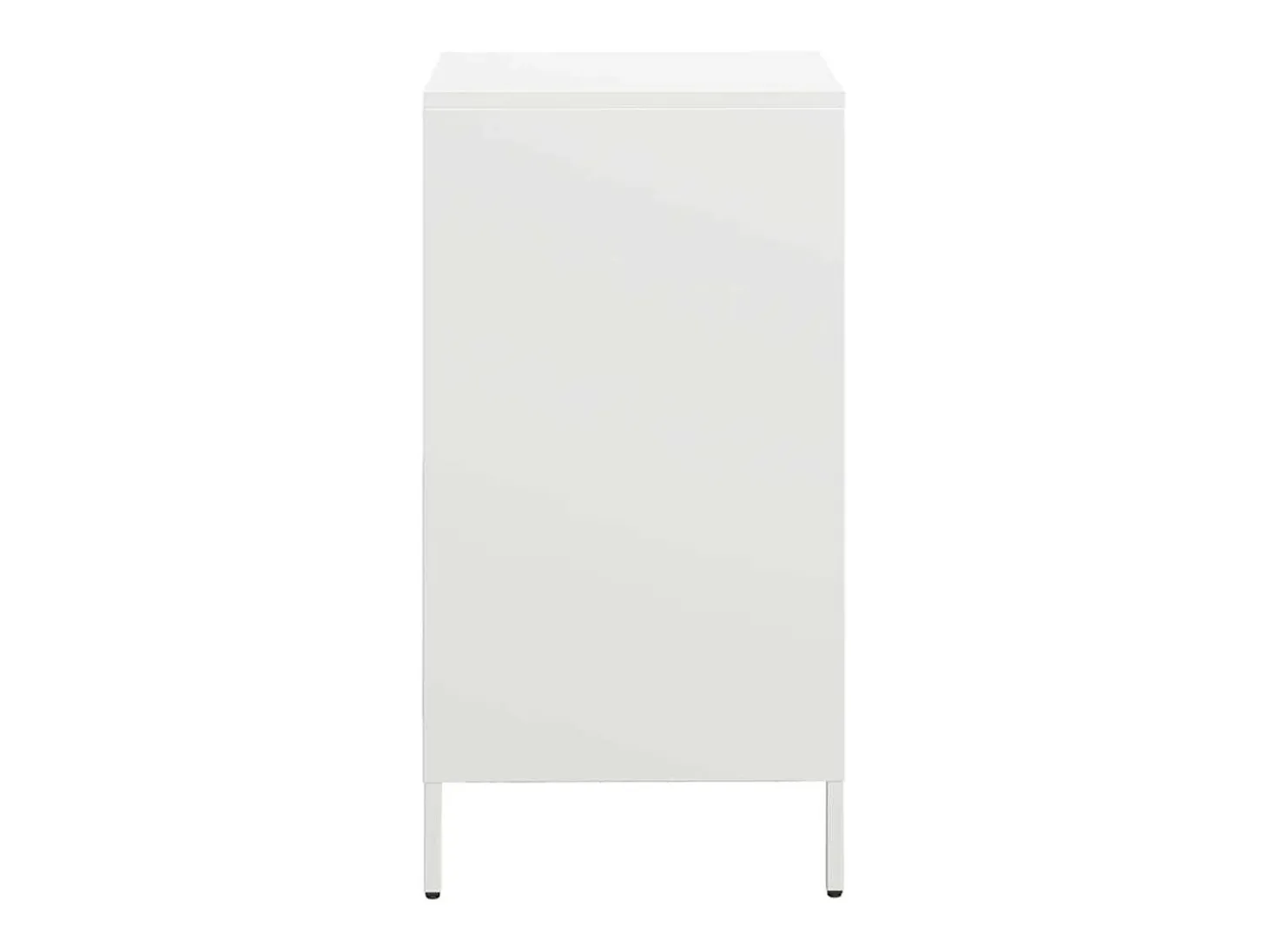 Aparador blanco 35x39x73,5 cm acero laminado en frío