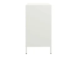 Aparador blanco 68x39x73,5 cm acero laminado en frío