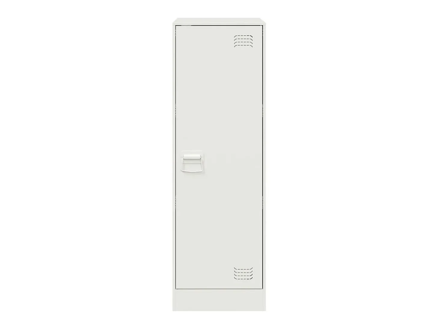 Aparador blanco 34,5x39x107 cm acero