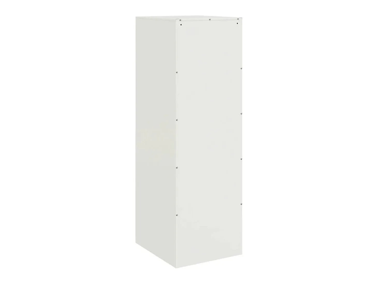 Aparador blanco 34,5x39x107 cm acero