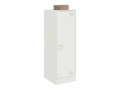 Aparador blanco 34,5x39x107 cm acero