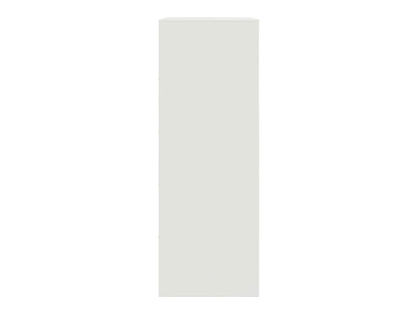Aparador blanco 67x39x107 cm acero