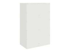 Aparador blanco 67x39x107 cm acero