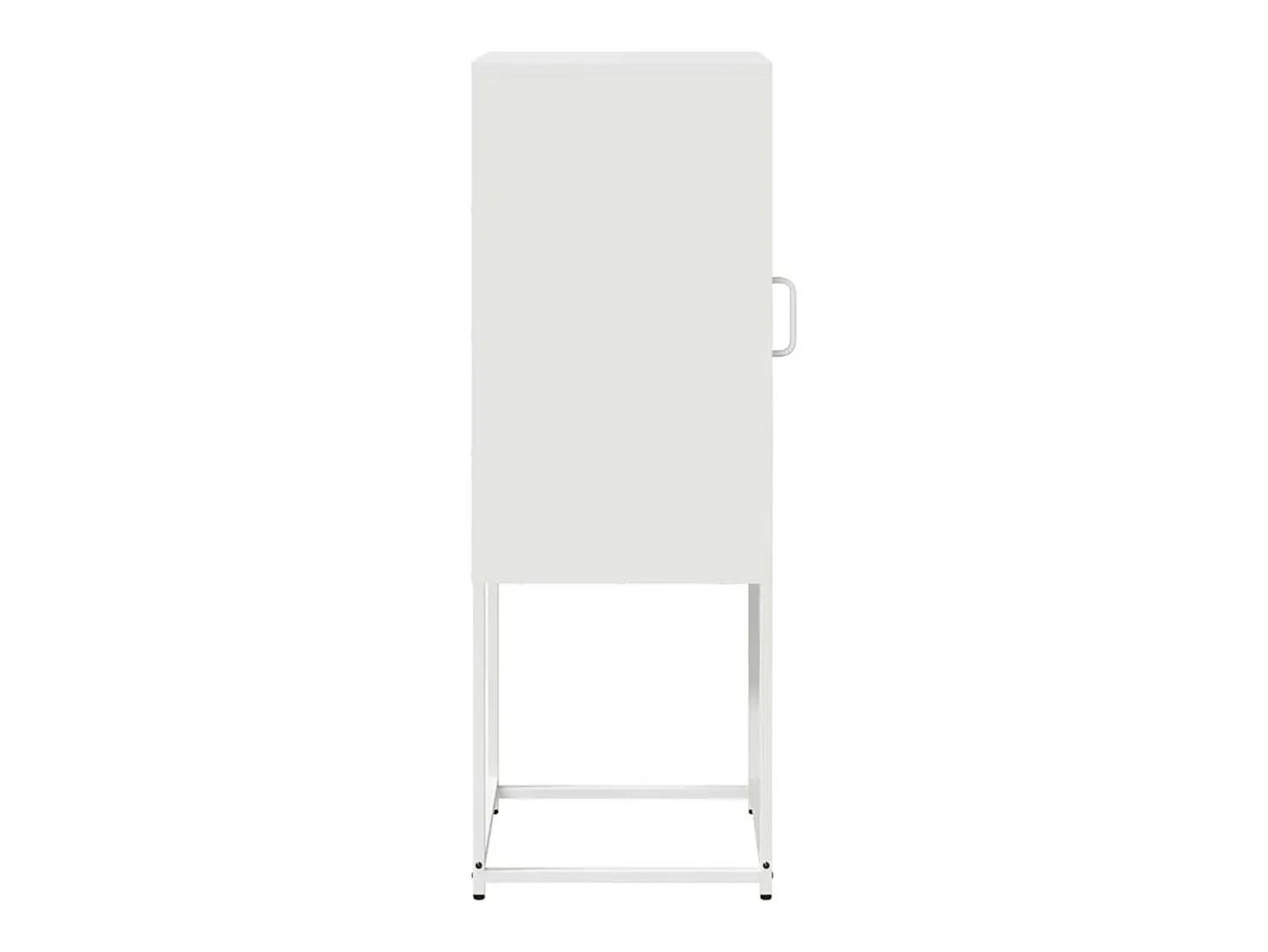 Aparador blanco 36x39x107 cm acero laminado en frío