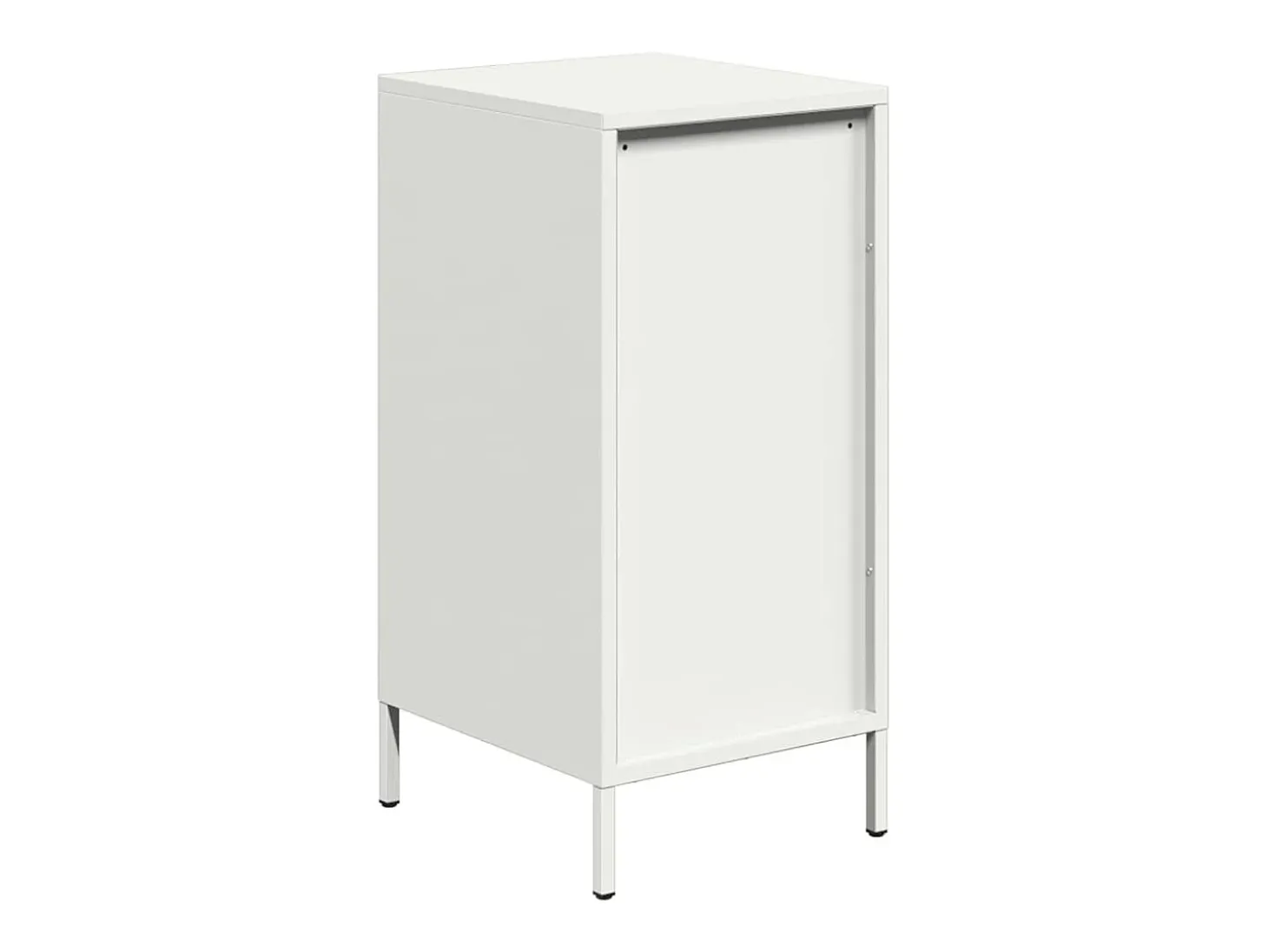 Aparador blanco 35x39x73,5 cm acero laminado en frío