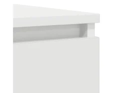 Aparador blanco 37,5x35x99 cm madera contrachapada