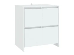 Aparador blanco 70x41x75 cm Madera de ingeniería