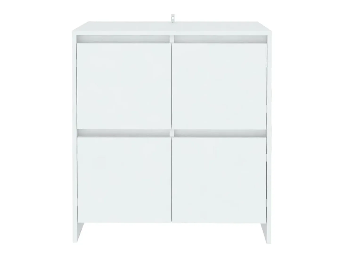 Aparador blanco 70x41x75 cm Madera de ingeniería