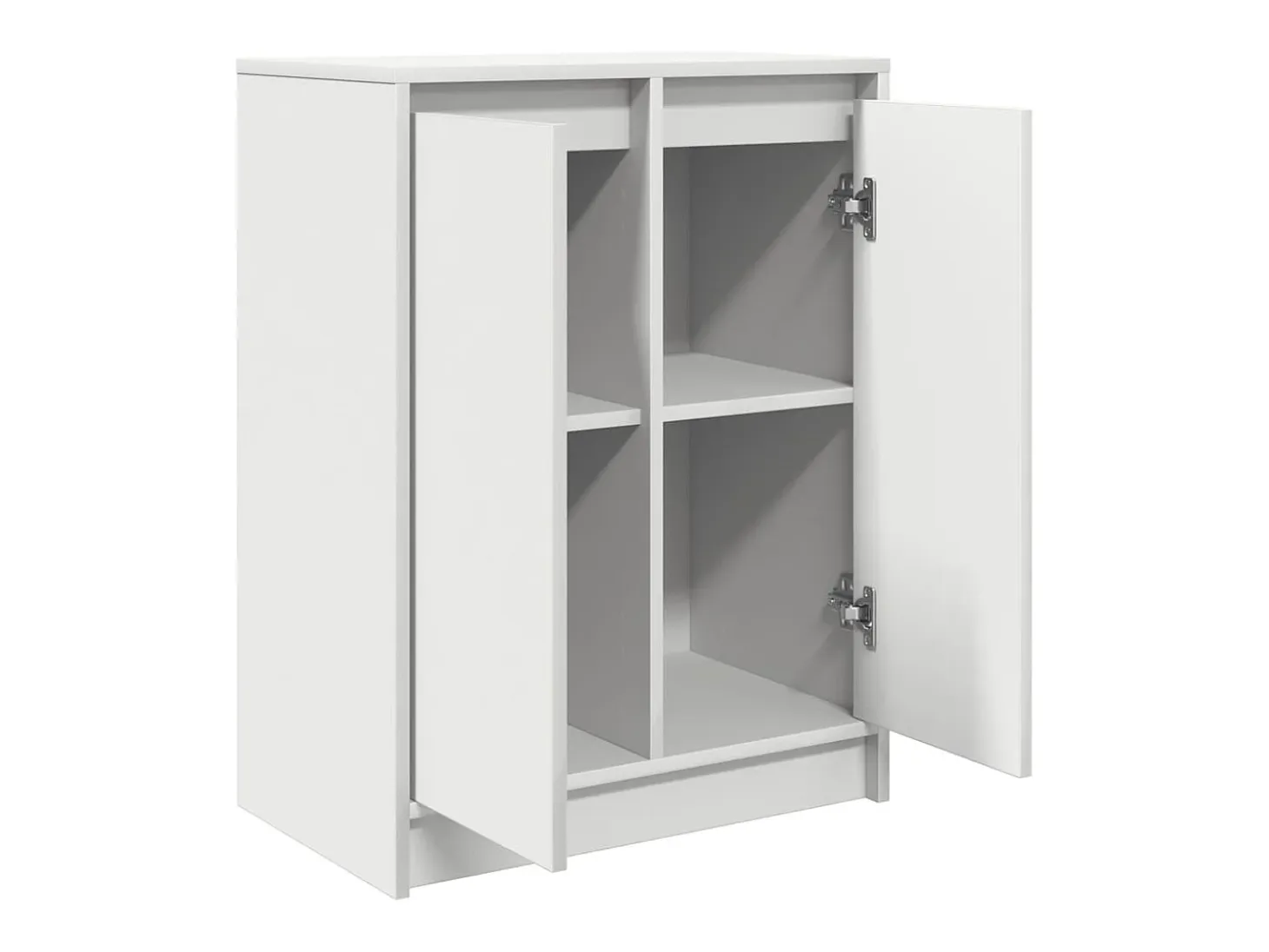 Aparador blanco 57x34x76 cm madera contrachapada