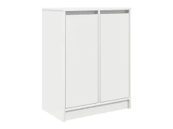 Aparador blanco 57x34x76 cm madera contrachapada
