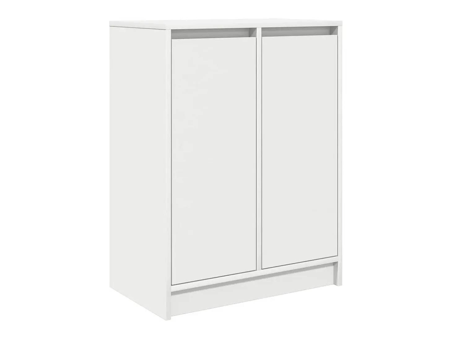 Aparador blanco 57x34x76 cm madera contrachapada
