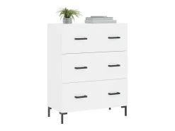 Aparador blanco 69,5x34x90 cm madera de ingeniería