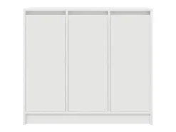 Aparador blanco 85x34x76 cm madera contrachapada