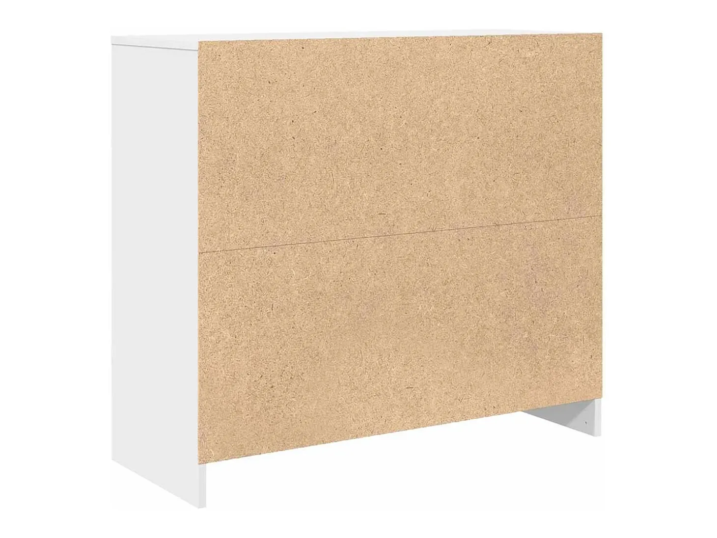 Aparador blanco 85x34x76 cm madera contrachapada