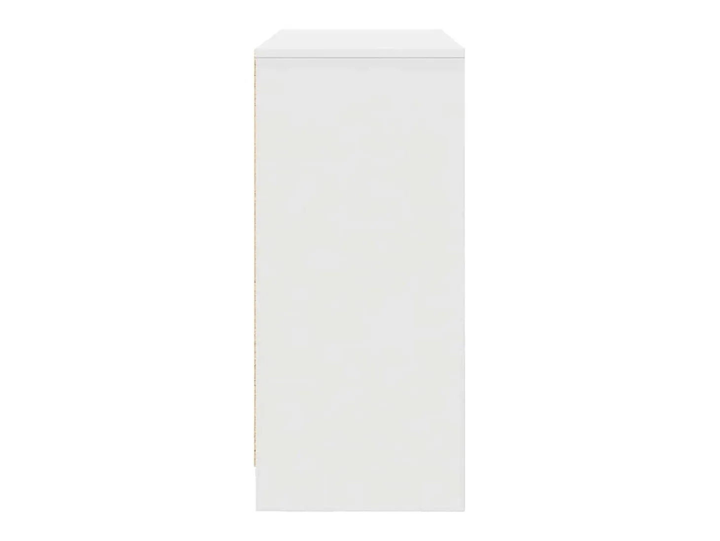 Aparador blanco 85x34x76 cm madera contrachapada