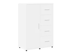 Aparador blanco 60x31x84 cm madera contrachapada