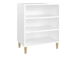 Aparador blanco 57x35x70 cm madera de ingeniería